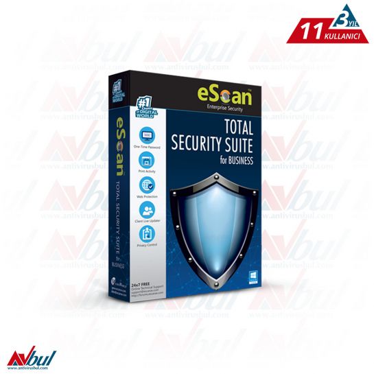 eScan Total Security Suite for Business 11 Kullanıcı 3 Yıl Satın Al