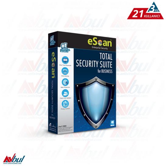 eScan Total Security Suite for Business 21 Kullanıcı 3 Yıl Satın Al